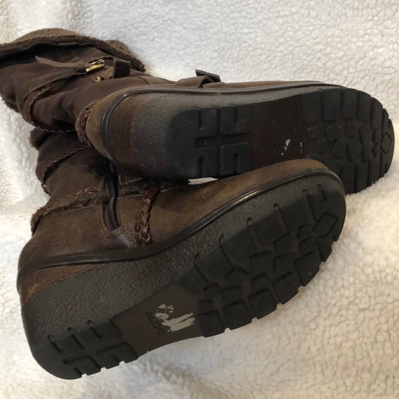 Women’s Aldo Knee-high Platform Boots Vintage - Picture 8 of 16